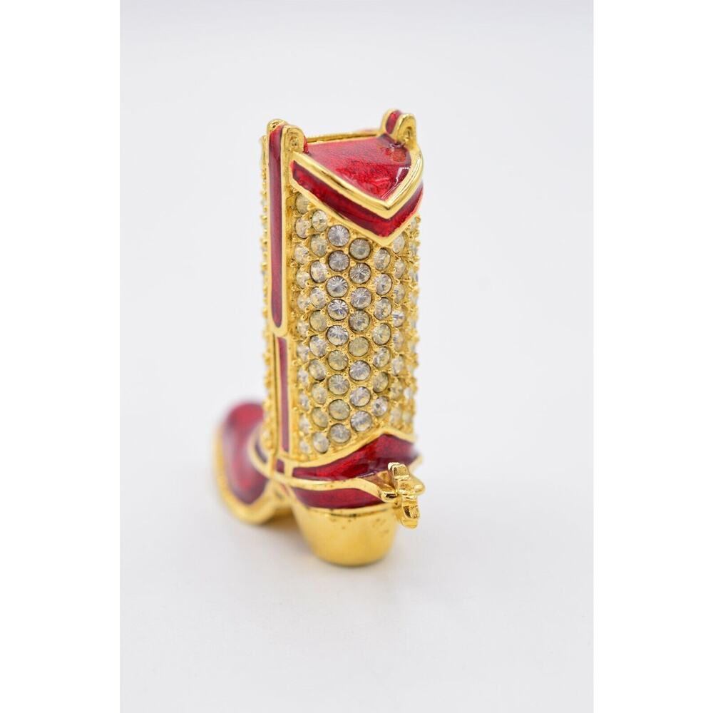 Estee Lauder Empty Compact Solid Perfume Rhinesto… - image 4